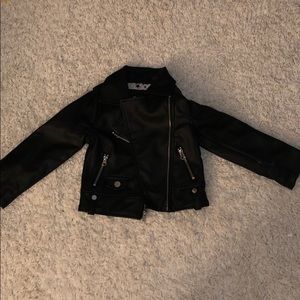 NWT 2t c & c California pleather jacket